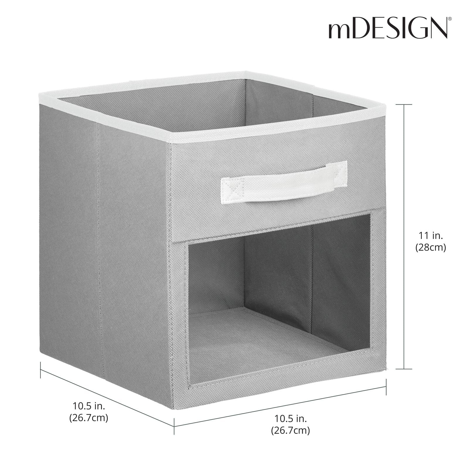 mDesign Clear window bin displaying contents viewably