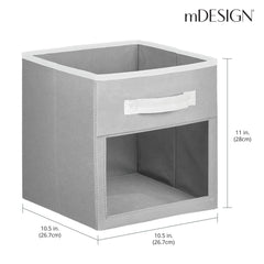 mDesign Clear window bin displaying contents viewably