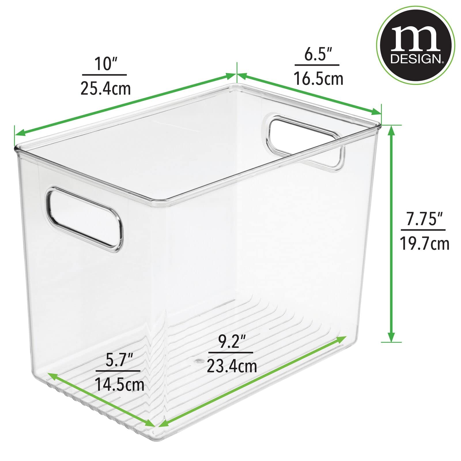 mdesign coffee pod bin keeps pods organized for mornings