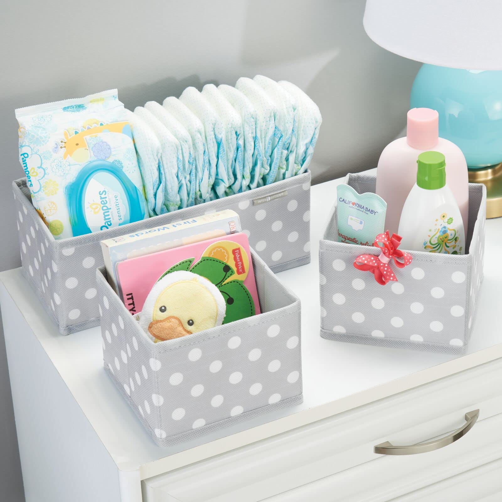 mdesign eight-piece set offers versatile closet and drawer organization