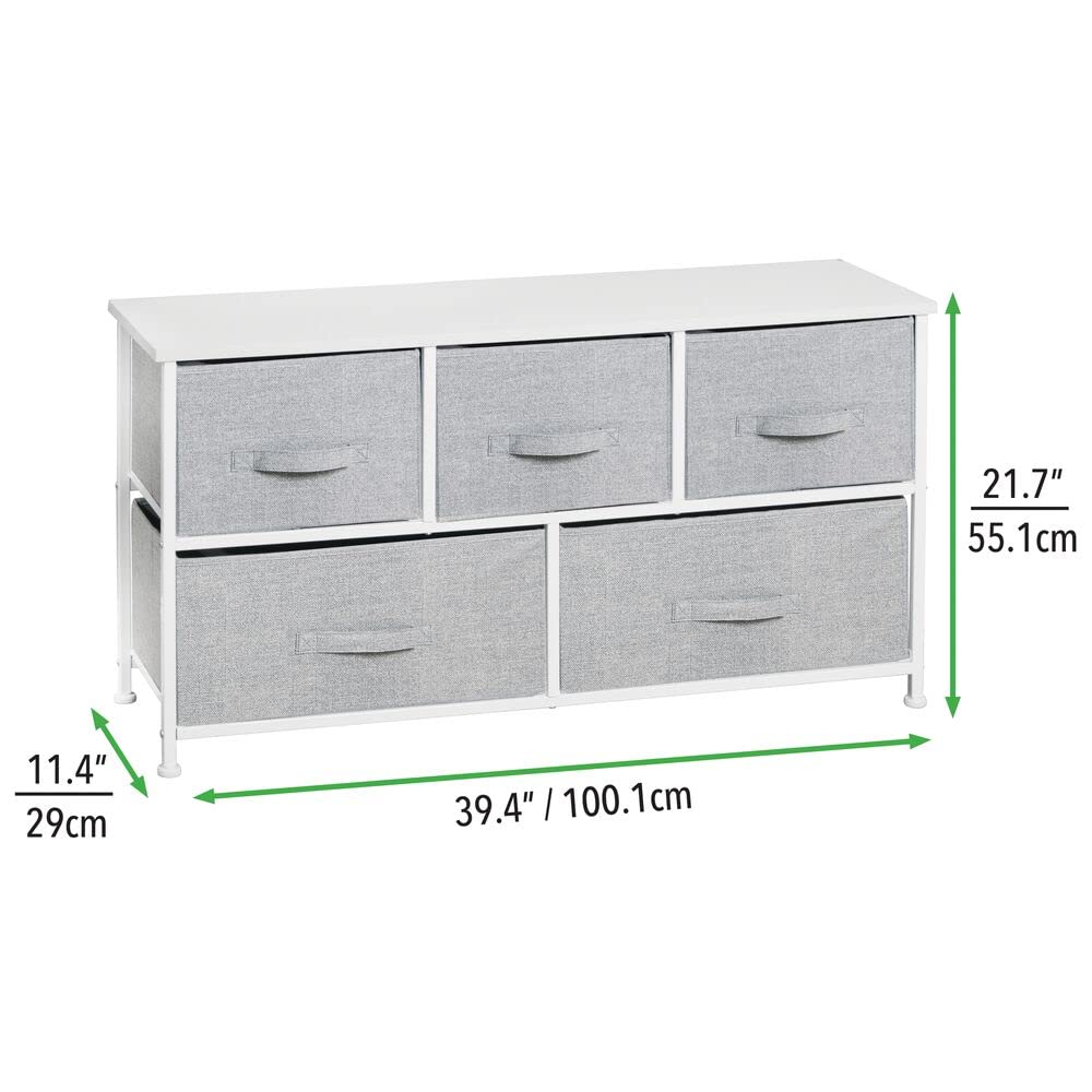 mdesign Lido nursery storage beside crib for quick access