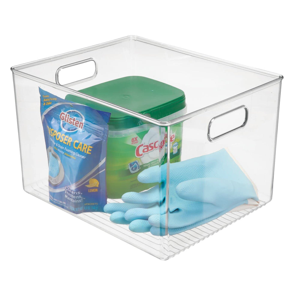 mdesign Ligne Collection bottle beverage bin for bottles and drinks.