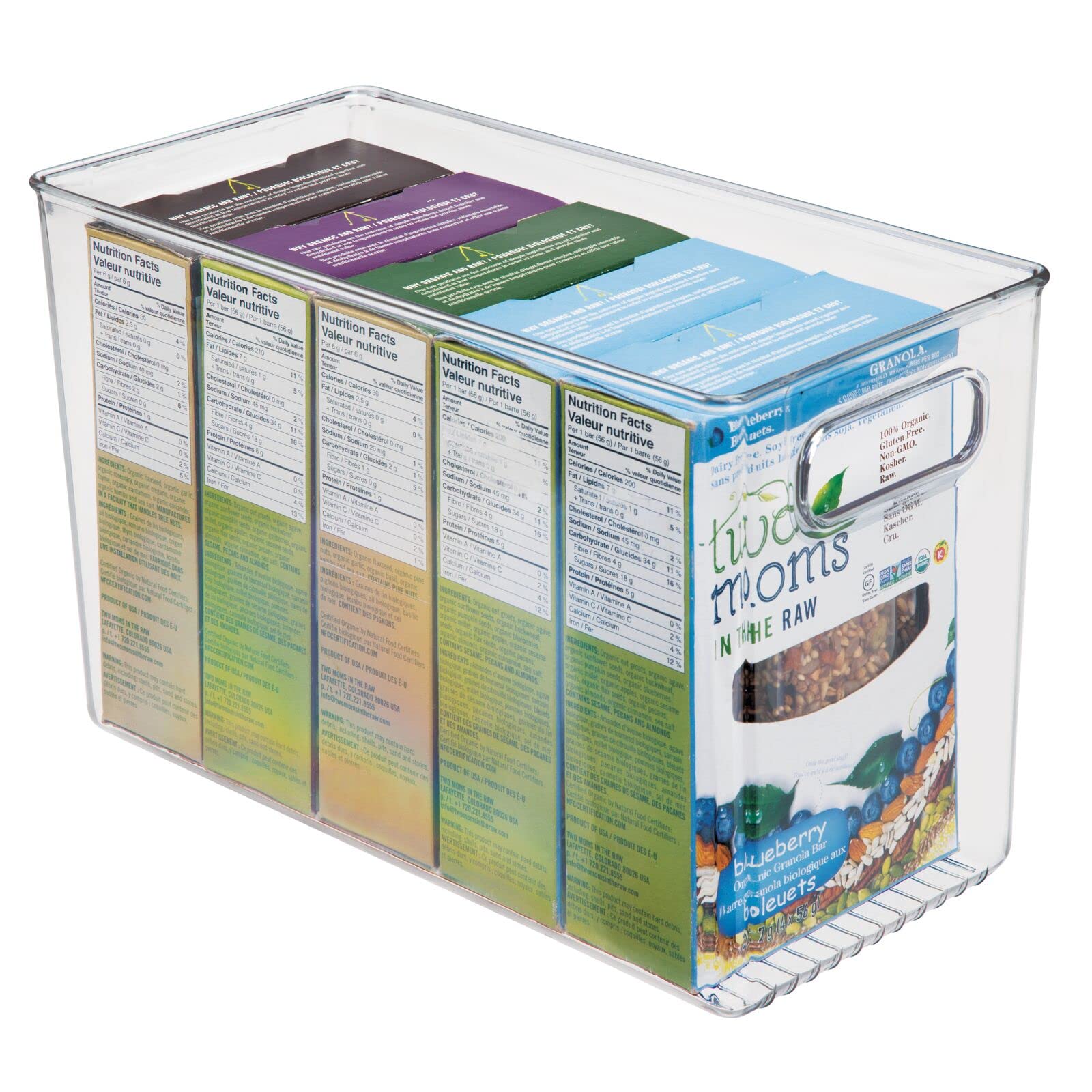 mdesign multiuse fridge and pantry tray for versatile organization.