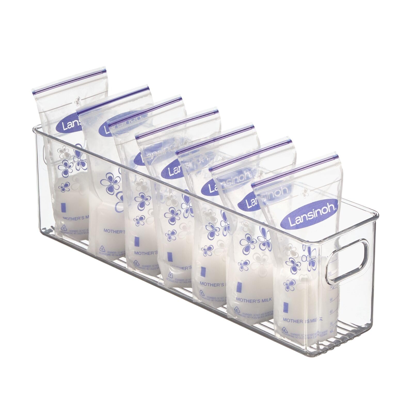 mdesign portable bin with easy-grip handles for quick transport