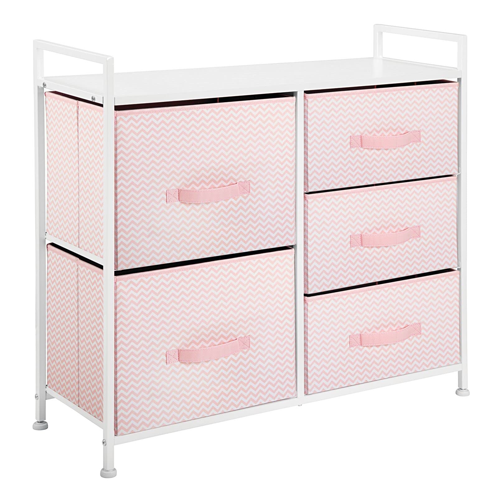 mdesign Spira five-drawer system organized storage solution