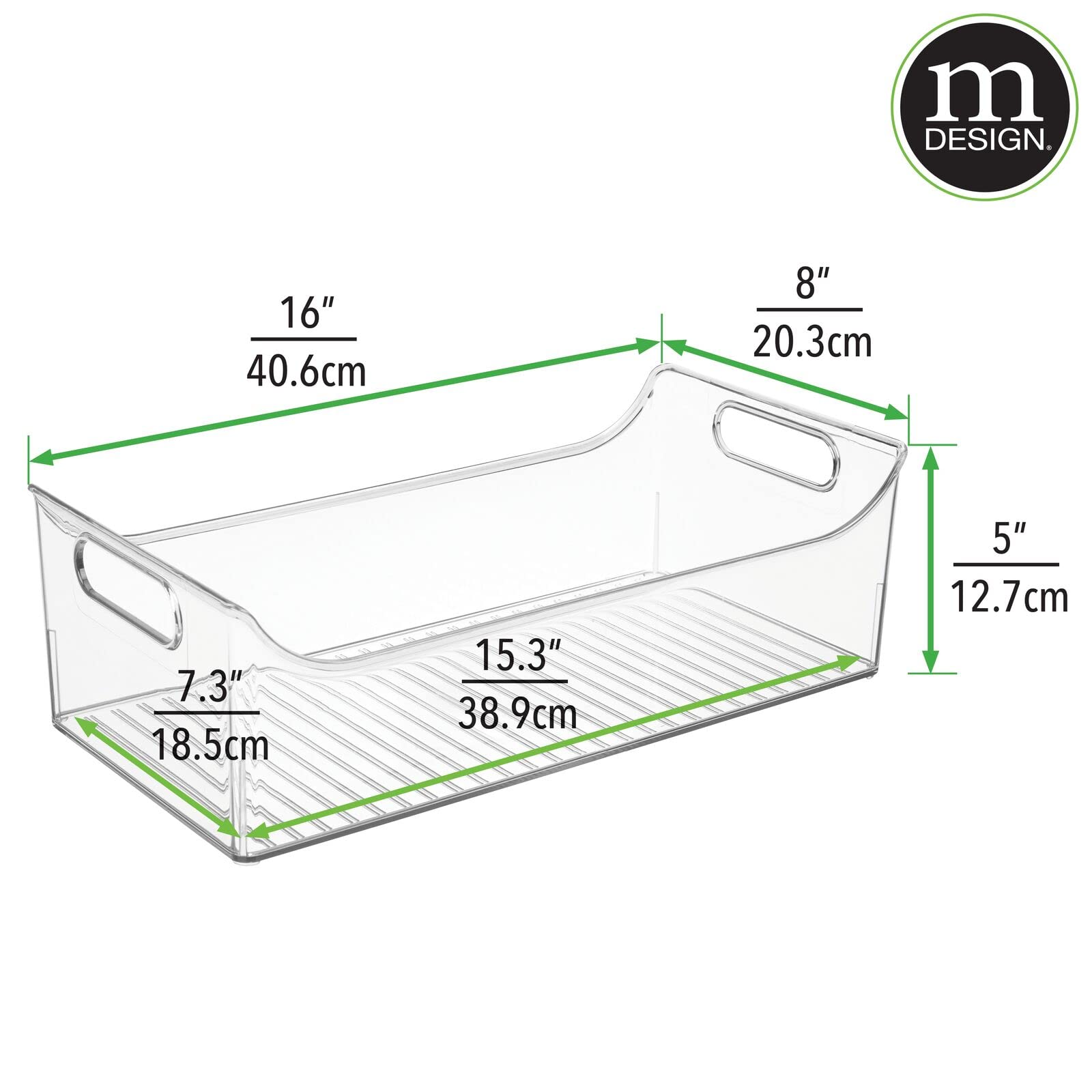 mdesign stackable nursery organizer saves space in small rooms.