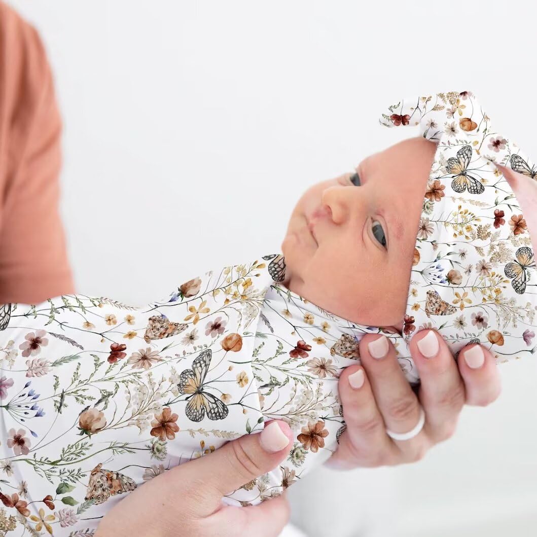 MdouLy soft knit baby blanket ideal for gentle swaddling and nursery snuggles