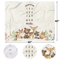 MDPrints Global woodland artwork adds warm, storybook charm to nursery photos.
