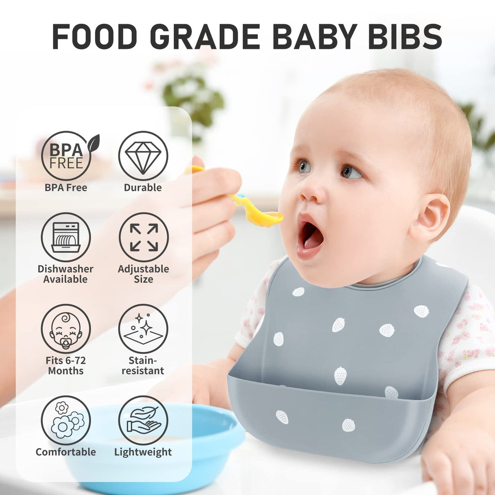 ME.FAN adjustable neck bibs with snap fasteners for secure fit