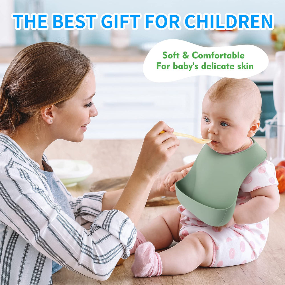 Soft ME.FAN silicone bib is comfortable and durable for daily use
