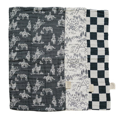 Mebie Baby burp cloths in muslin fabric protect baby's skin while catching spit-ups