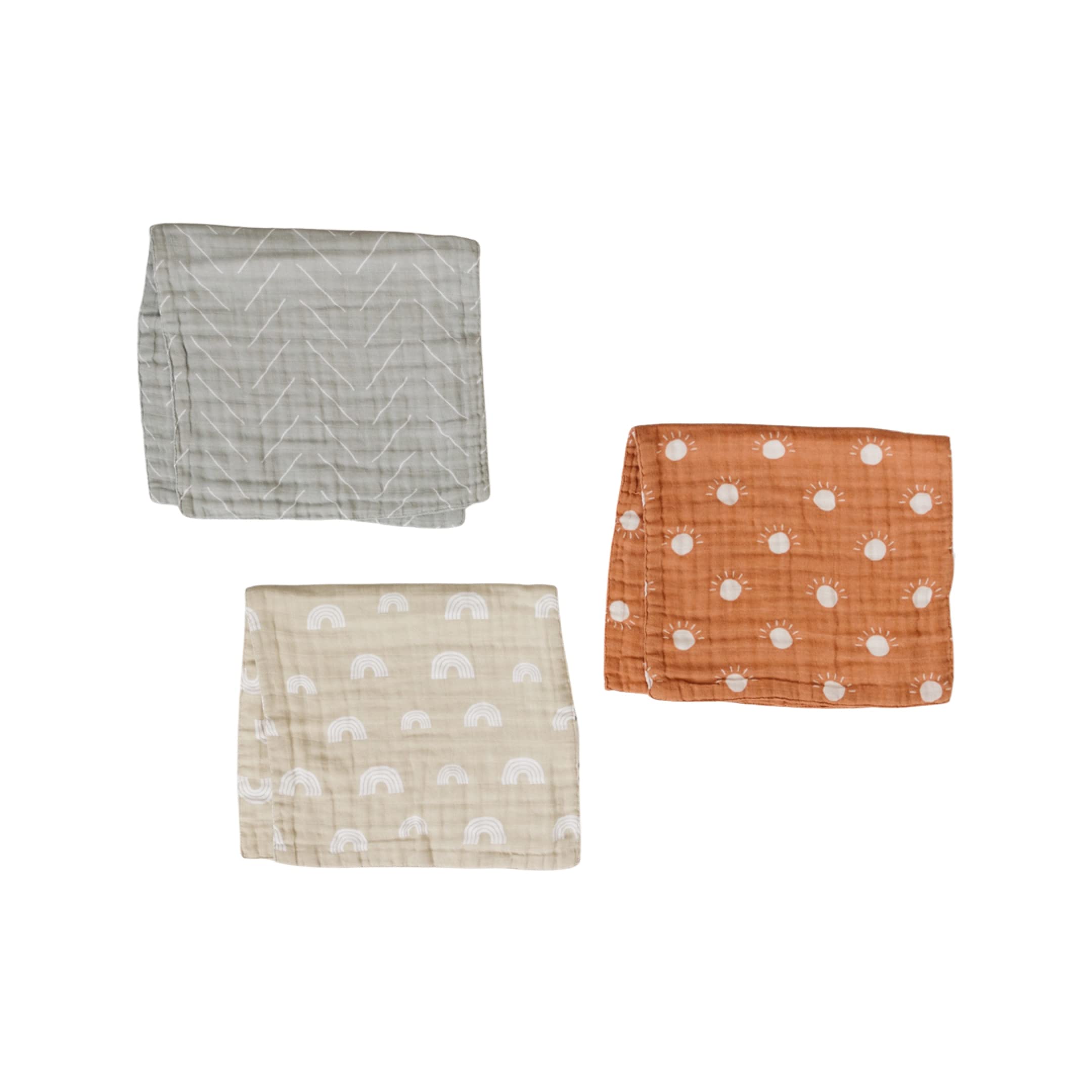 Mebie Baby burp cloths newborn-friendly size fits outfits