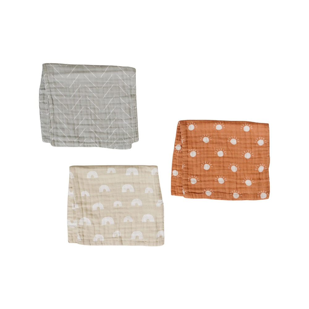 Mebie Baby burp cloths newborn-friendly size fits outfits