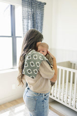 Mebie Baby outlaw cowboy burp cloths keep messes contained while soothing baby's sensitive skin.