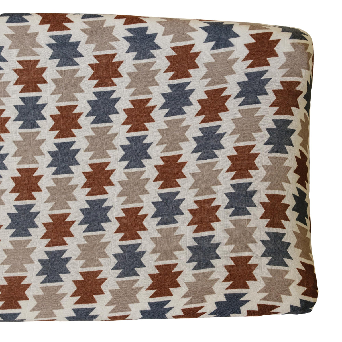 Mebie Baby Western Aztec changing pad cover adds soft comfort to diaper changes