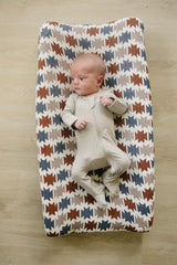 Mebie Baby designer nursery decor changing pad cover enhances any changing station