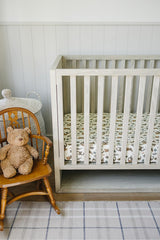 Mebie Baby Modern Neutral Nursery sheet complements any crib decor