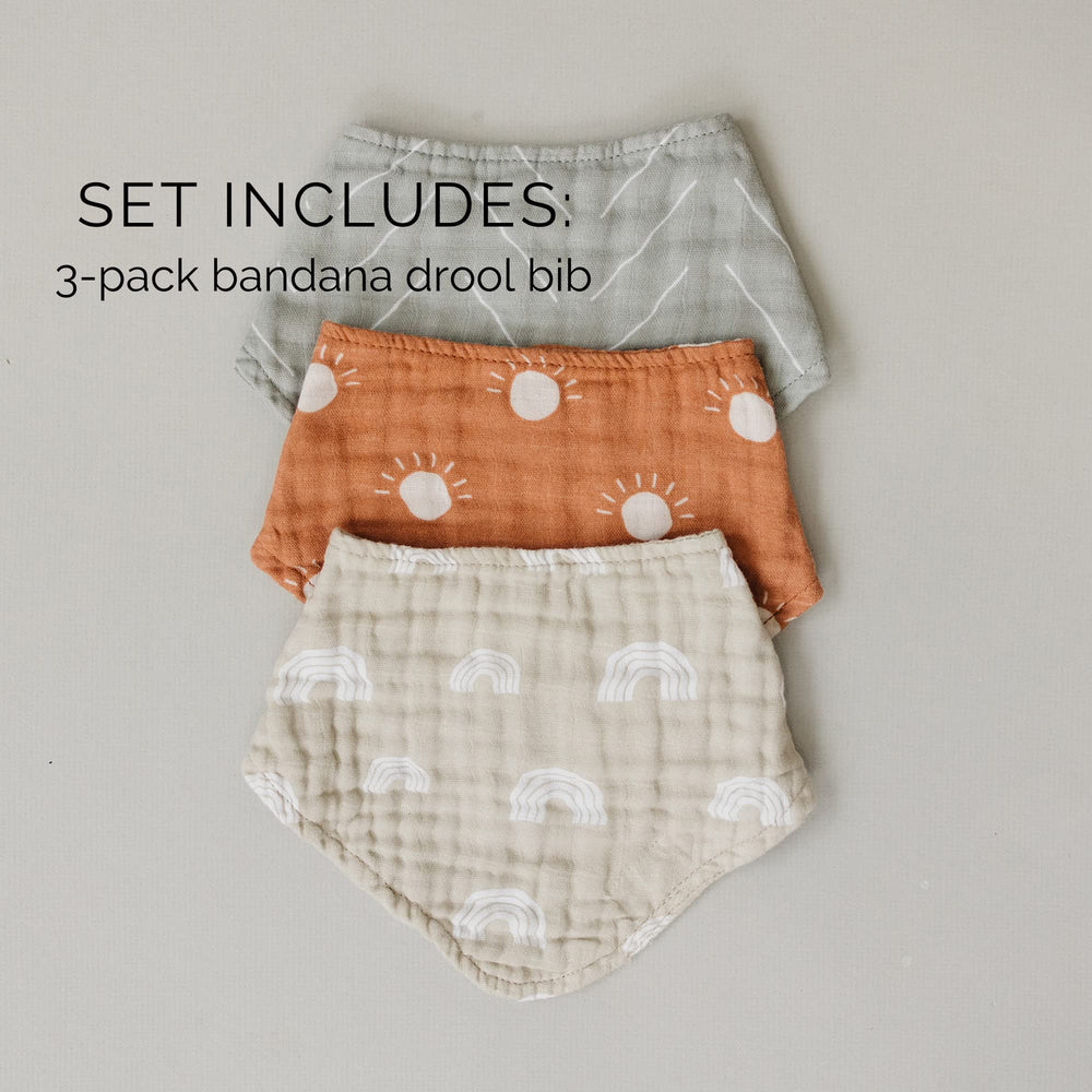 Mebie Baby Muslin Bibs spit-up protection keeps outfits clean during meals.