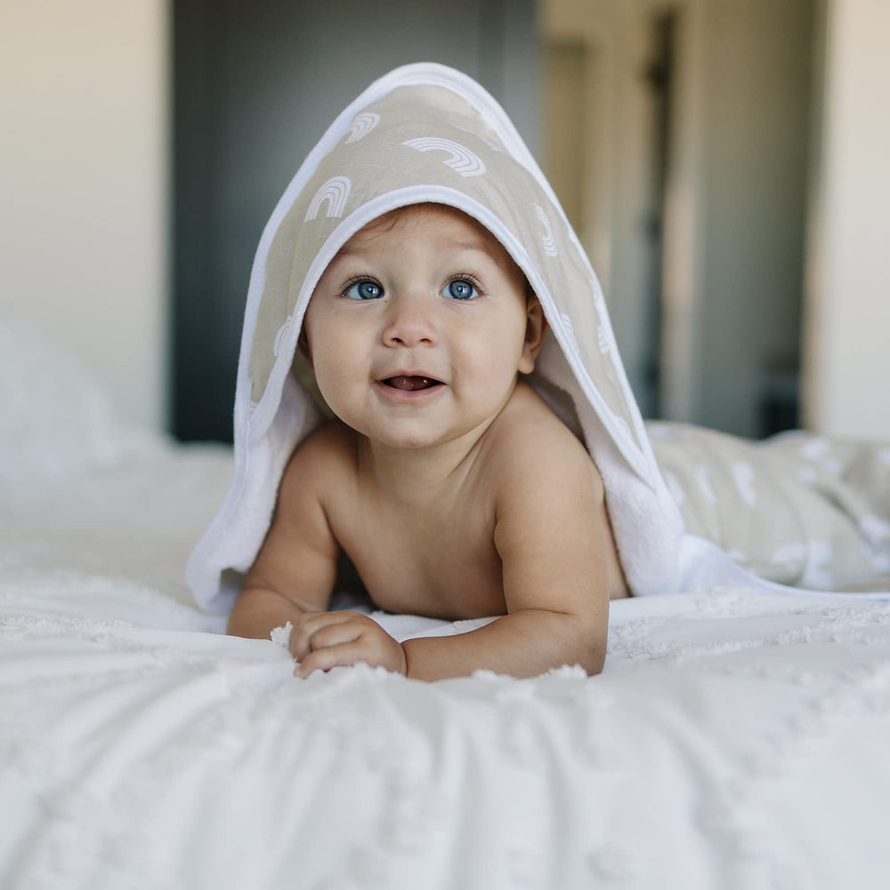 Mebie Baby towel is machine washable for easy cleanup