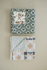 Mebie Baby muslin quilt is machine washable and easy to care for