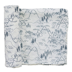 Mebie Baby Summit Muslin Swaddle, soft texture for cozy newborn comfort.