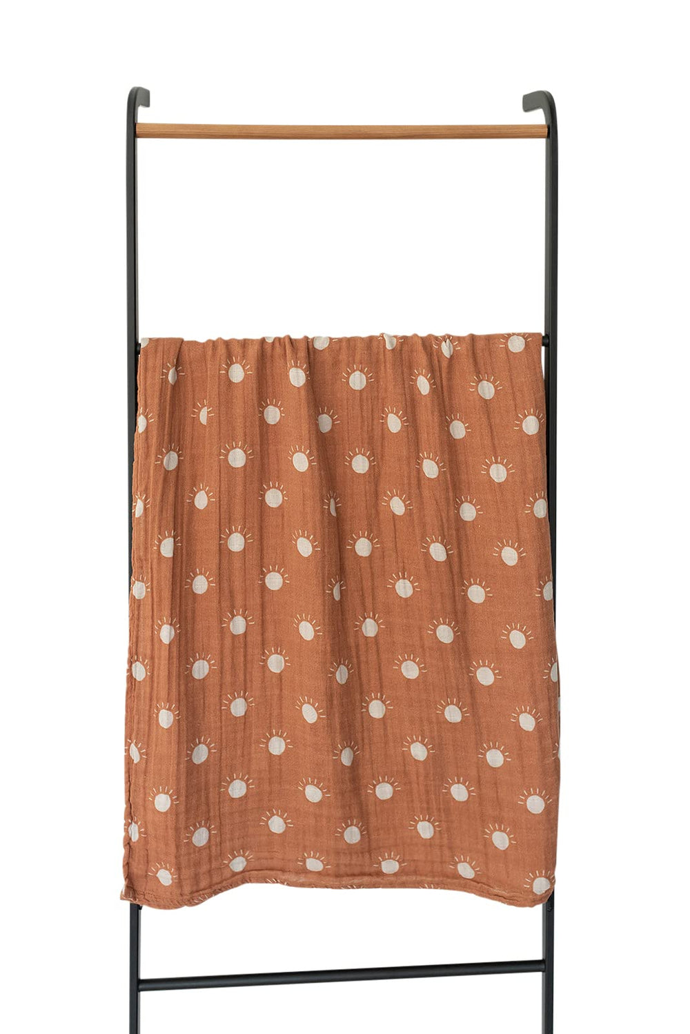 Breathable muslin swaddle from Mebie Baby Sunshine for gentle daytime wraps.