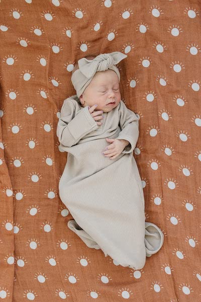 Multi-use swaddle doubles as a light blanket for everyday moments.