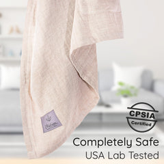 Mebien Ring Sling Sand uses breathable cotton muslin for daily cuddles