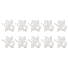 MECCANIXITY outlet covers in white help keep unused sockets safe and tidy.