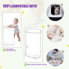 MED refills hold up to 3016 newborn diapers per box