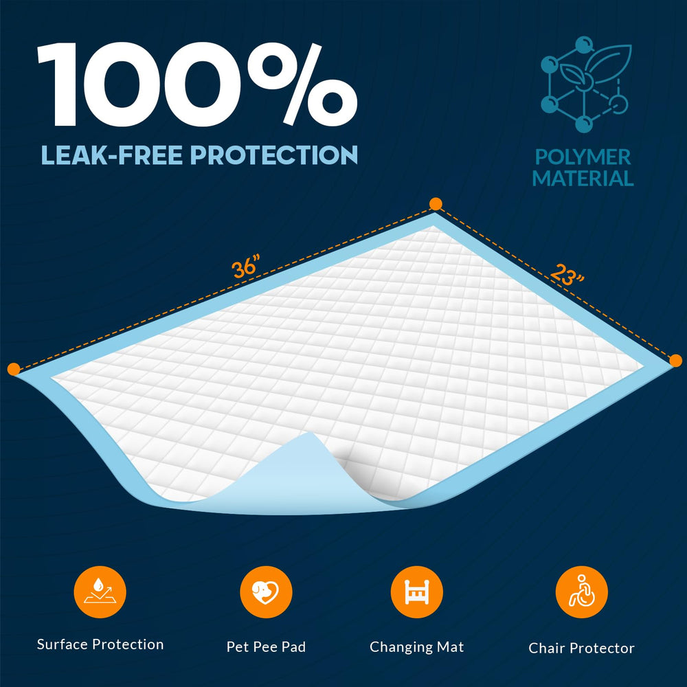 MED PRIDE bed pad offers quick absorption for clean surfaces