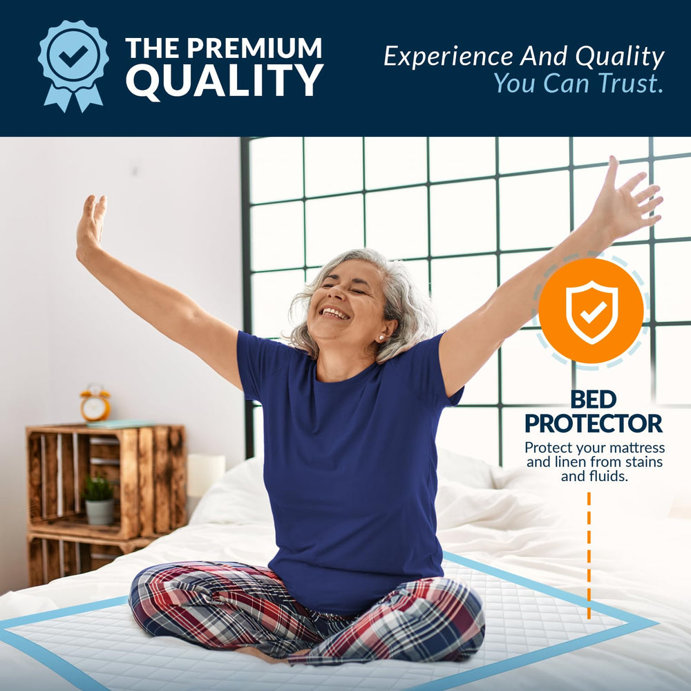MED PRIDE bulk underpads offer easy disposal for busy households.