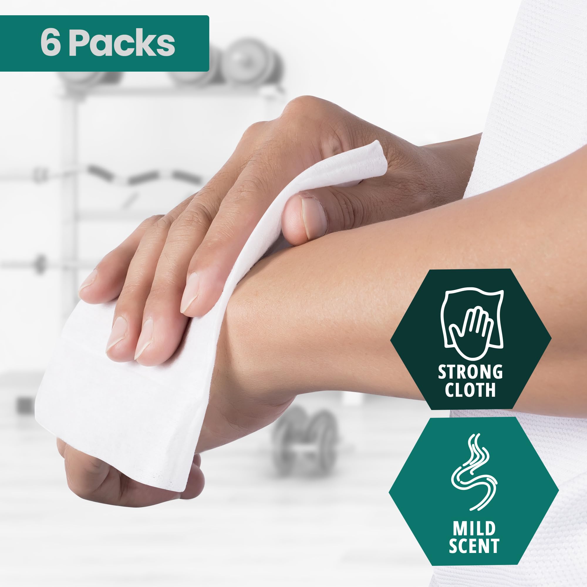 Caregiver use scenario with MED PRIDE wipes for quick hygiene refresh.