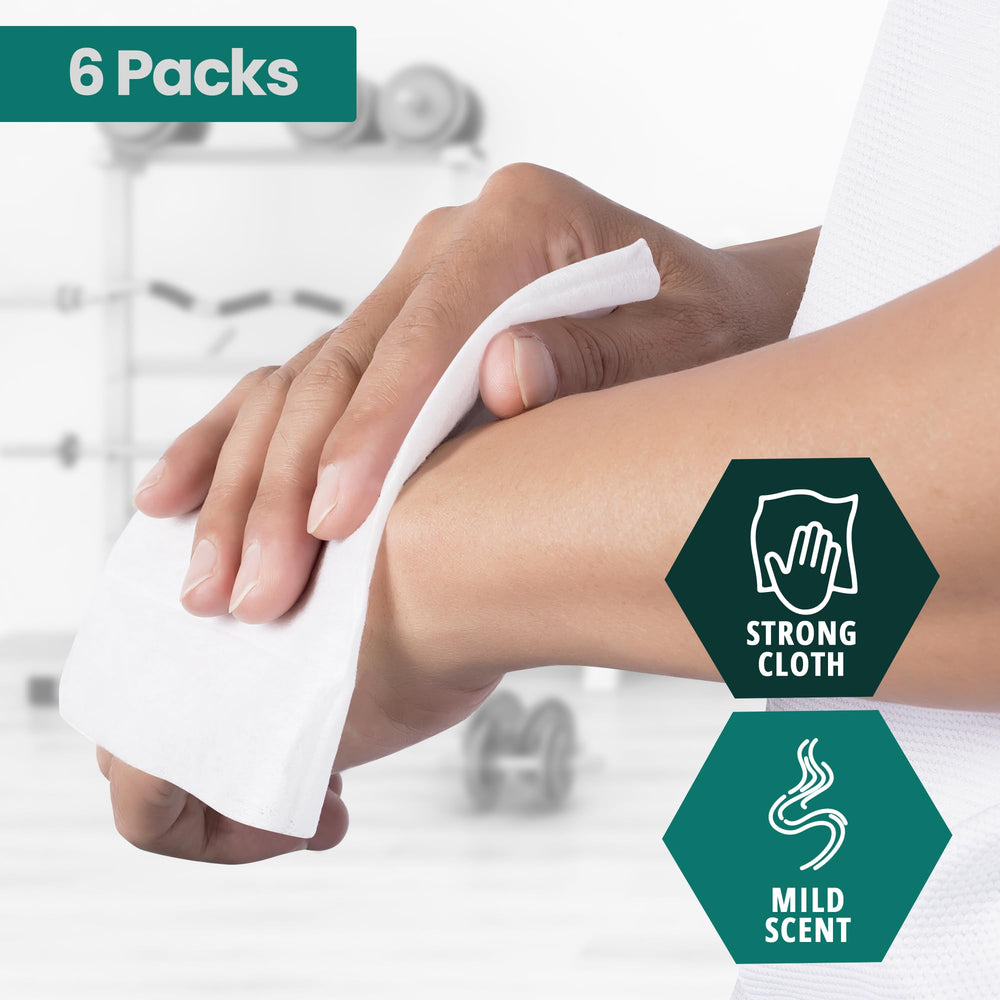 Caregiver use scenario with MED PRIDE wipes for quick hygiene refresh.