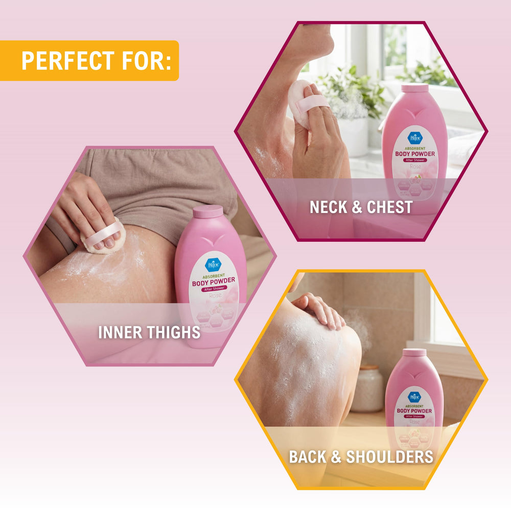 MED PRIDE Rose label close-up shows 13-ounce size and cruelty-free claim.