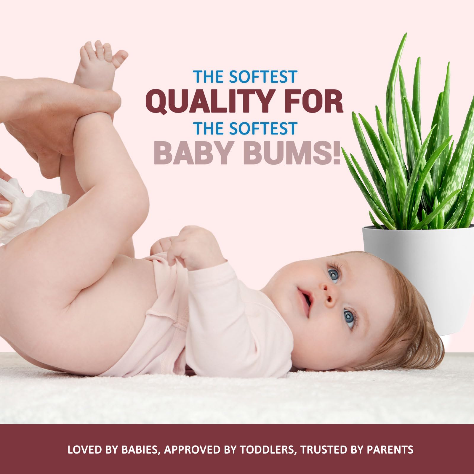MED PRIDE unscented wipes suitable for newborns.