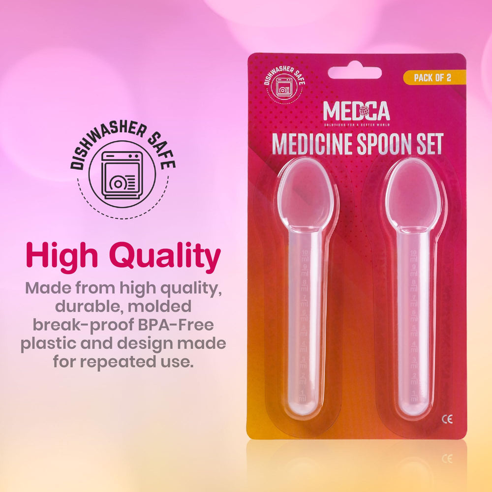 MEDca durable break-proof plastic spoon designed for long-term use.