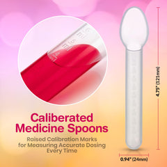 MEDca long-tube spoon facilitates gentle pouring and reduces spills