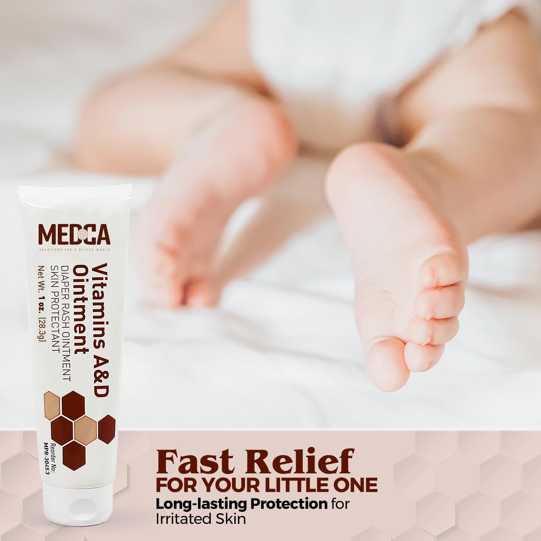 MEDca skin soothing ointment creates a moisture shield for chafed skin.