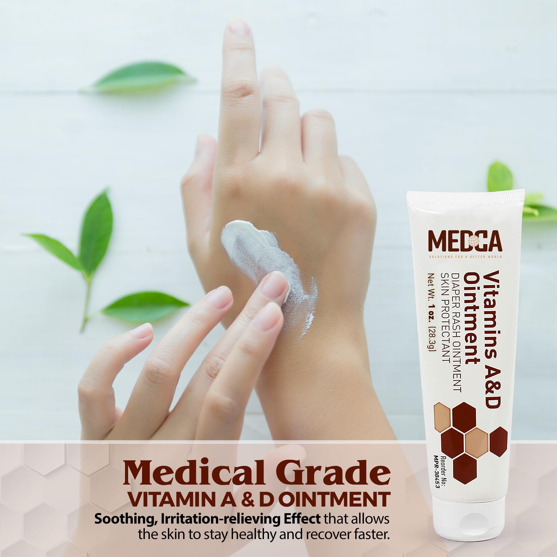 MEDca travel-size 1oz ointment tube offers on-the-go diaper rash relief.