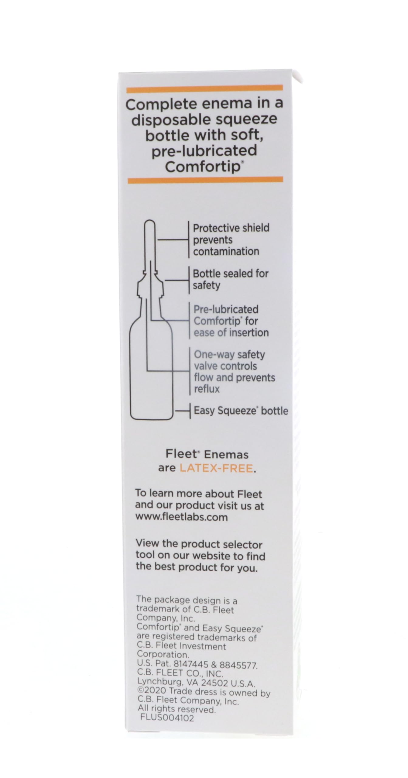 MEDCHOICE Fleet Enema easy-squeeze bottle image emphasizes comfortable handling.