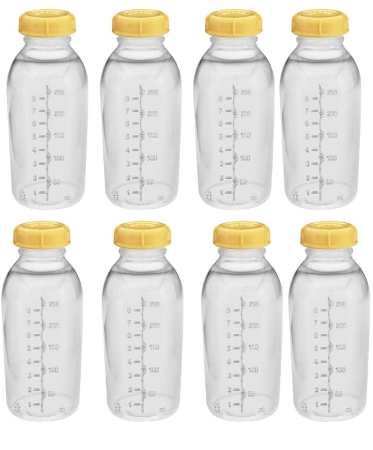 Medela 8oz breastmilk bottles pack for convenient milk collection and storage at home
