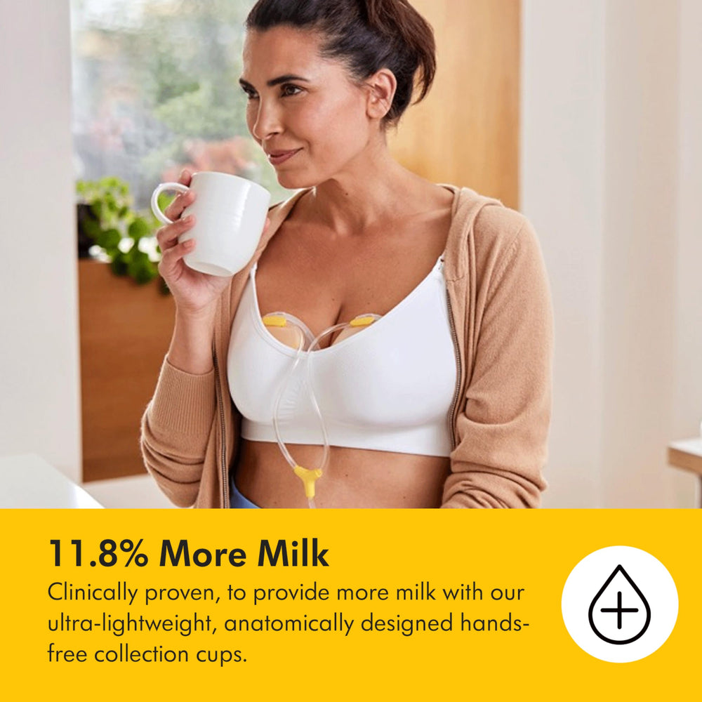 Medela Freestyle portable design fits a busy lifestyle during pumping.