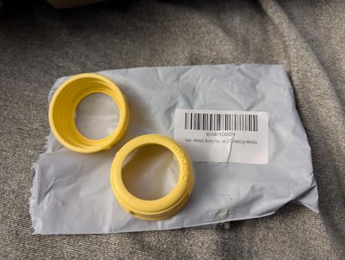 Close up of Medela nipple collar showing secure fit and smooth finish