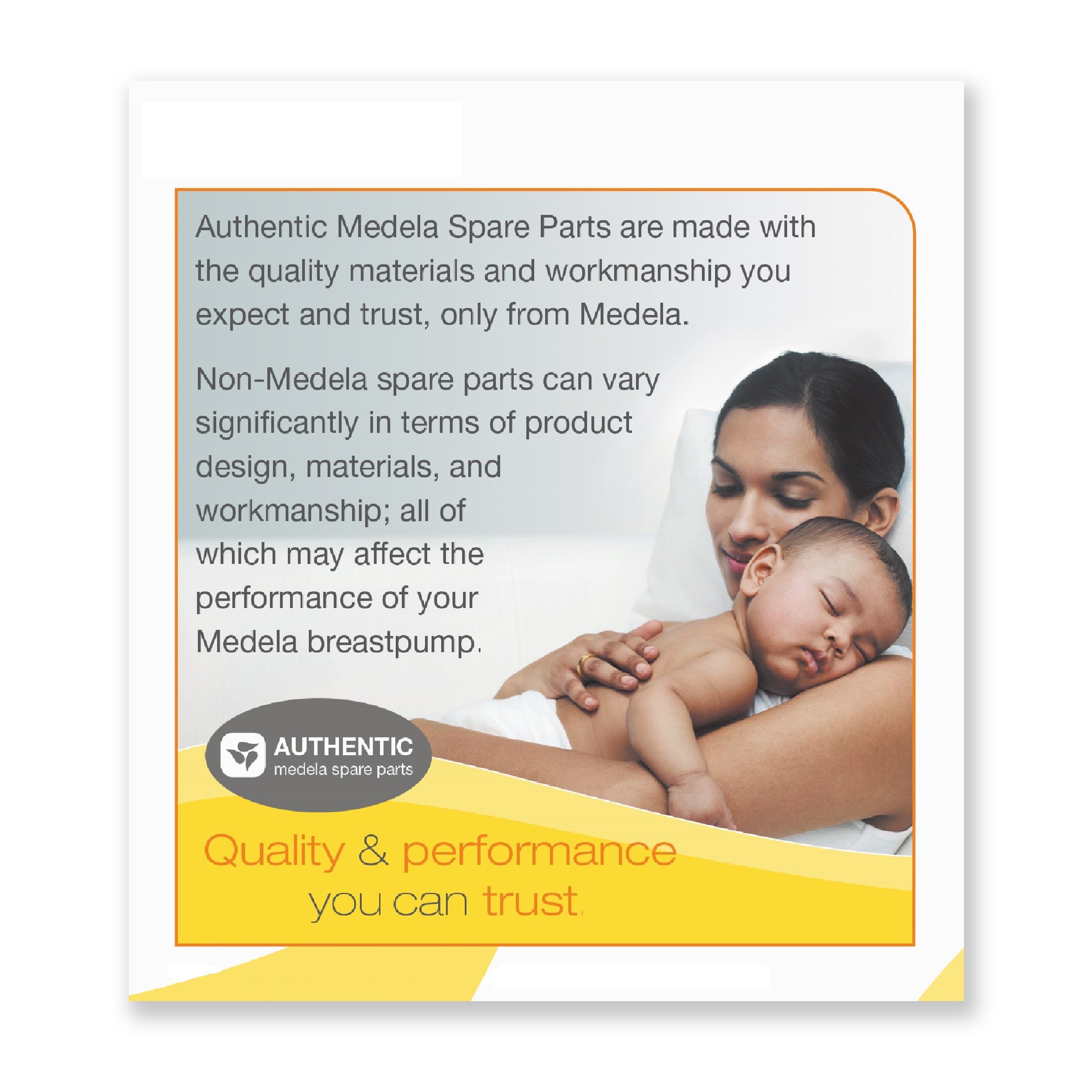 Five size range of Medela shields for personalized comfort during pumping