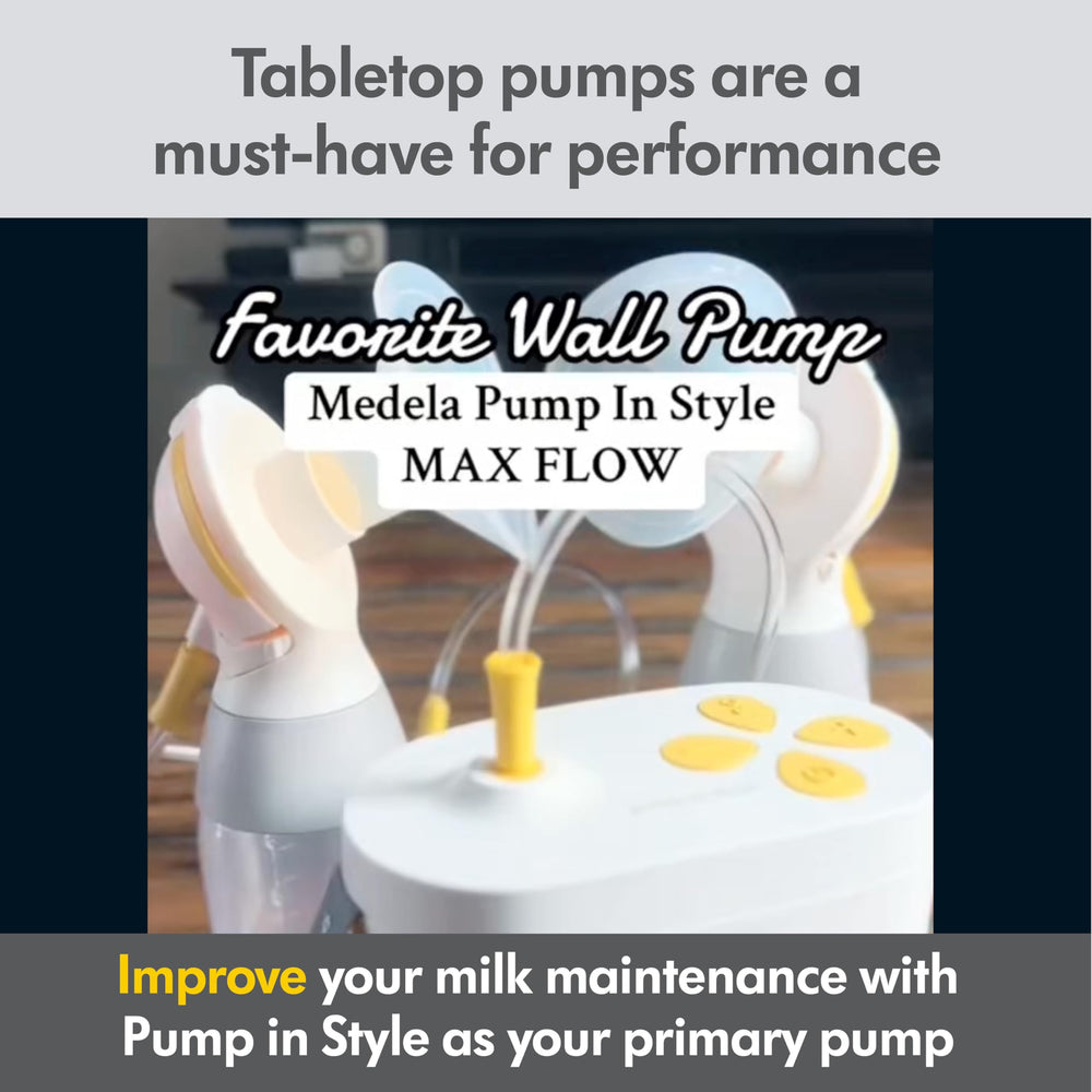 Medela Pump in Style Starter Kit front view with bag and components