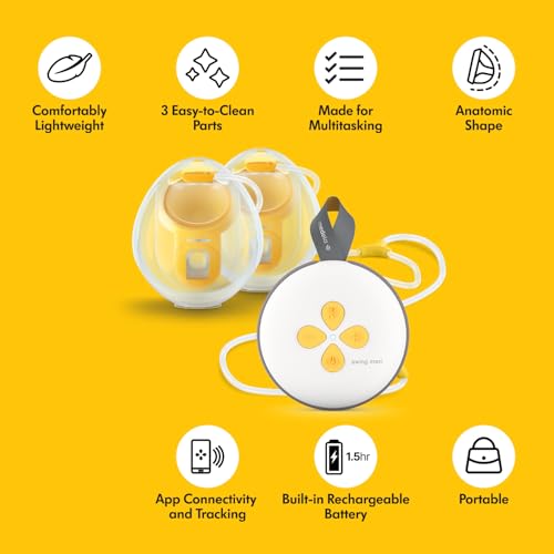 Medela Swing Maxi Hands-Free tubes — easy-to-clean connections for quick setup