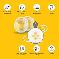 Medela Swing Maxi Hands-Free tubes — easy-to-clean connections for quick setup