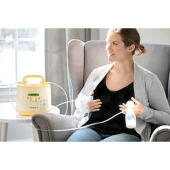 Medela Symphony Plus program card highlighting personalized pumping settings for smoother sessions.