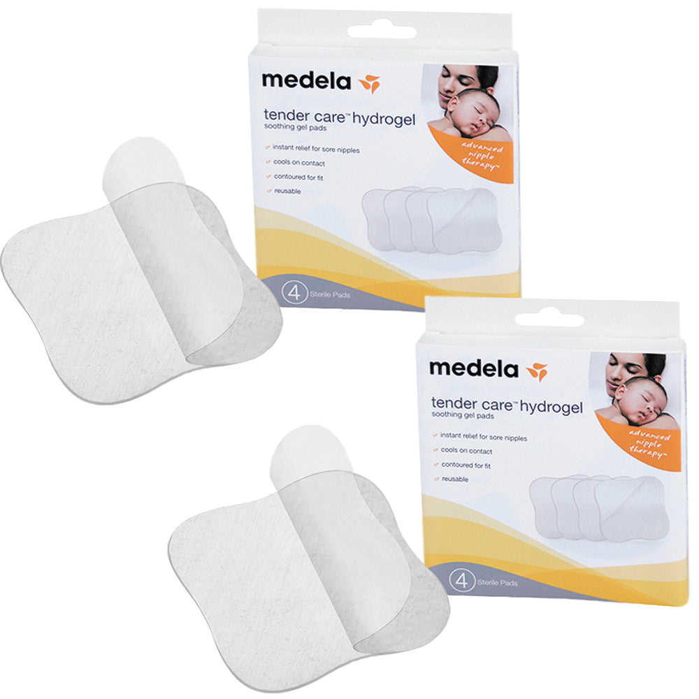 Medela Tender Care hydrogel pads soothe sore nipples with instant cooling relief